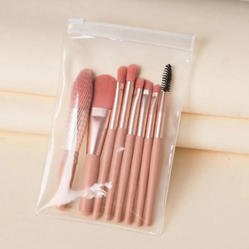 8PCS Macaron Makeup Brushes Set for Women-6
