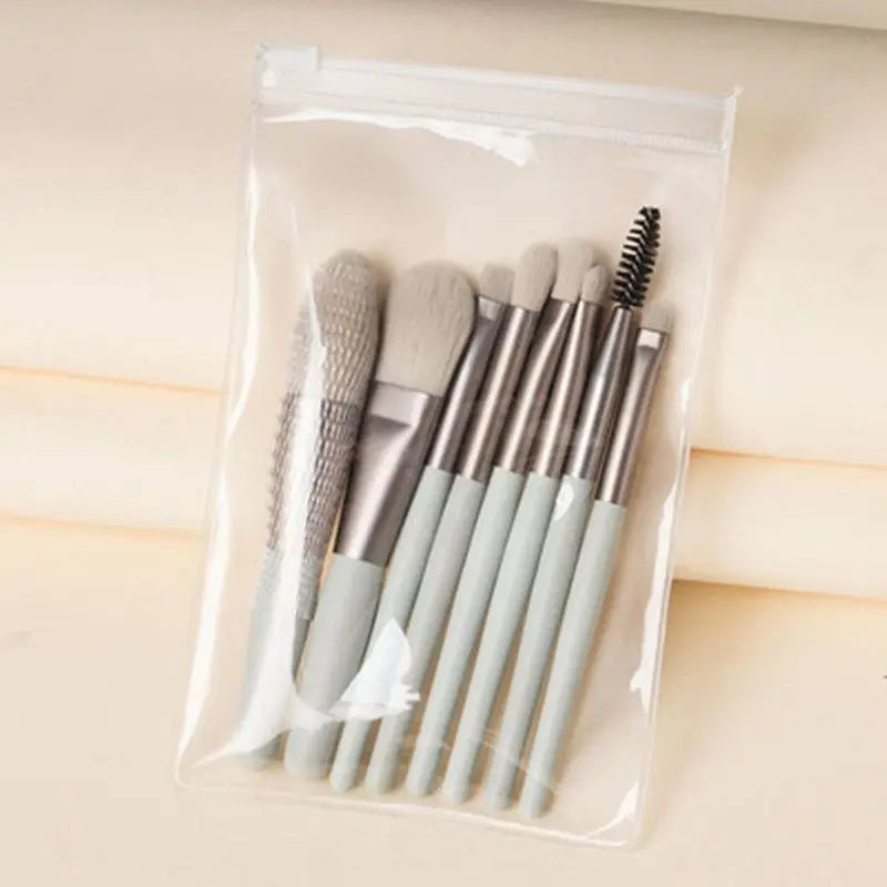8PCS Macaron Makeup Brushes Set for Women-7