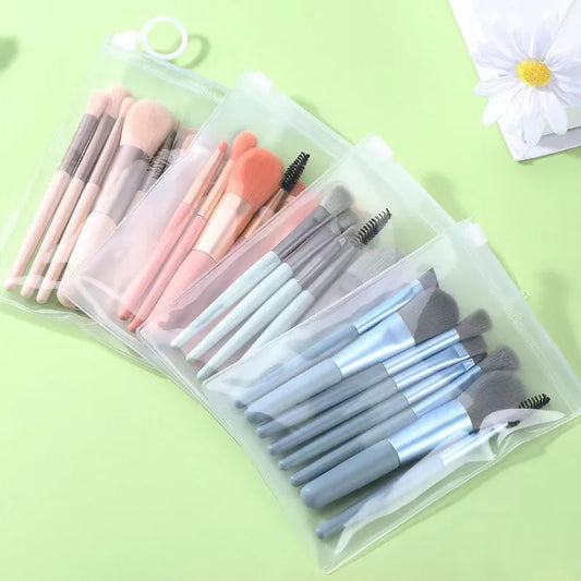 8PCS Macaron Makeup Brushes Set for Women-0